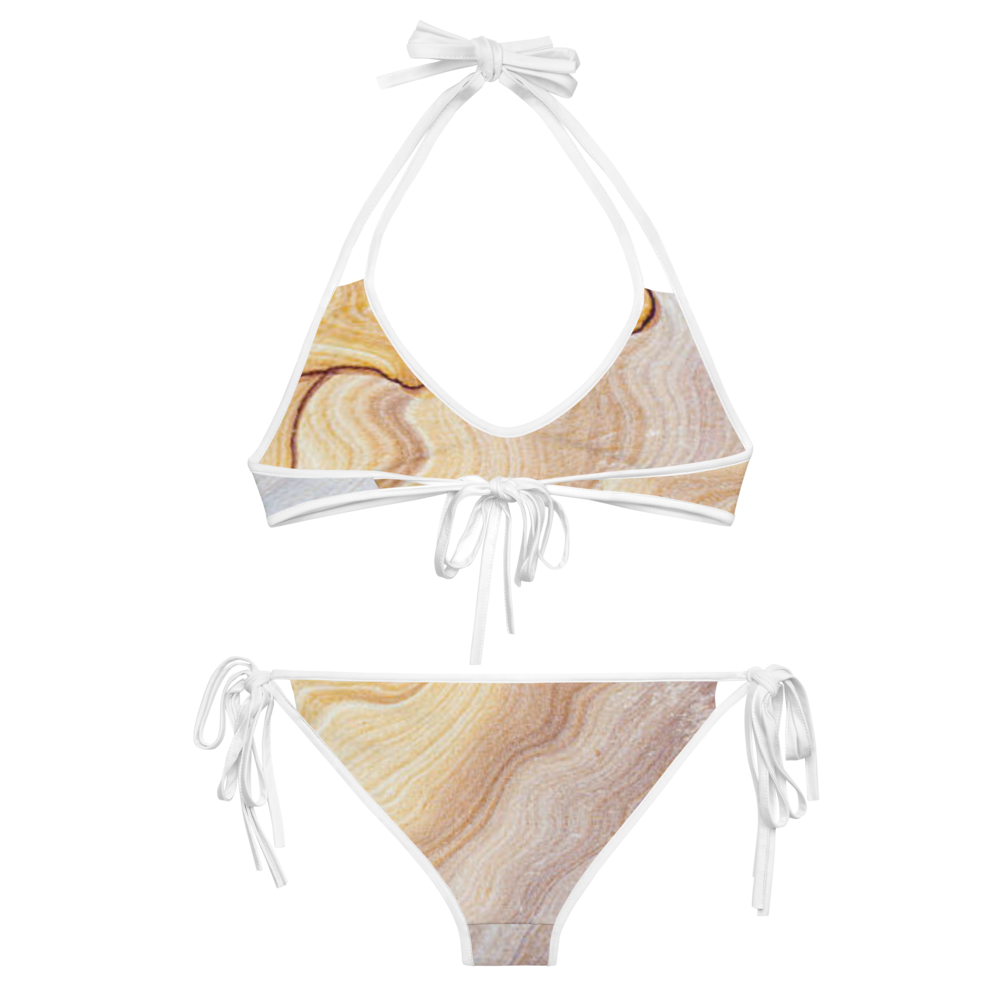 Reversible Sand Gem Tie-Up Bikini