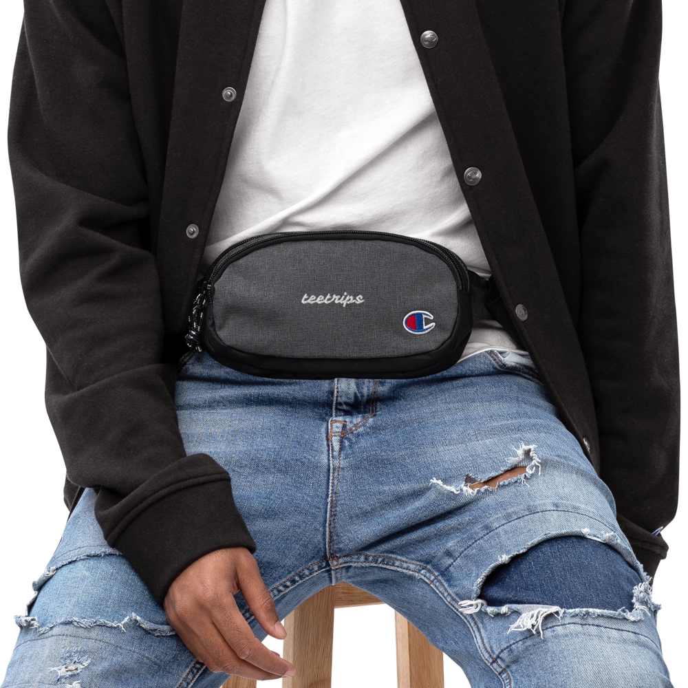 Customizable Champion Fanny Pack - Slant Font