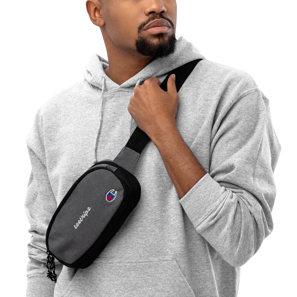 Customizable Champion Fanny Pack - Slant Font