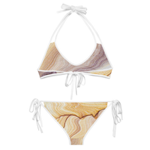 Load image into Gallery viewer, Reversible Sand Gem Tie-Up Bikini

