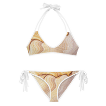 Load image into Gallery viewer, Reversible Sand Gem Tie-Up Bikini
